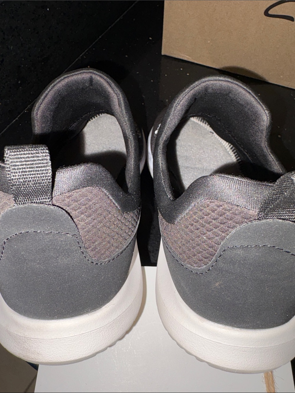 *Clarks TAMZEN SLIP Black Knit Beaded Chevron Slip On Sneakers - Picture 7 of 17